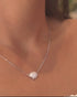 Playa | 925 Sterling Silber | Halskette mit Kristall-Muschel-Unendlichkeitsverschluss